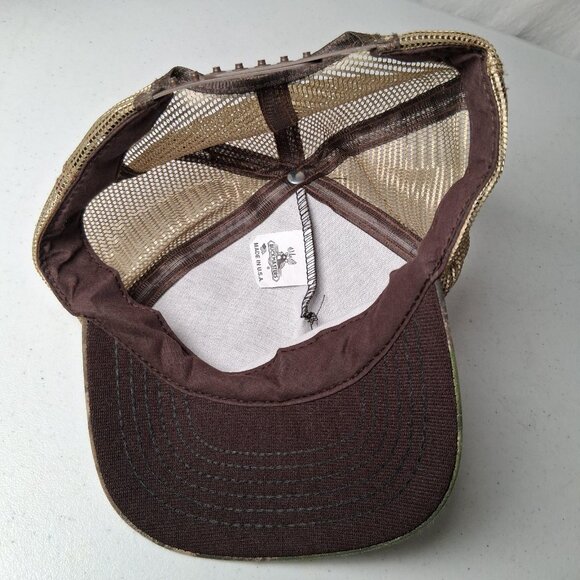 Vintage Buckmasters Cap Hat Tree Camo Camouflage Deer Hunting Hunt Mesh USA - Picture 5 of 11